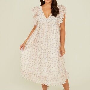 NEW Arula Monica Floral Maxi Dress Plus Size C / 3X NWT